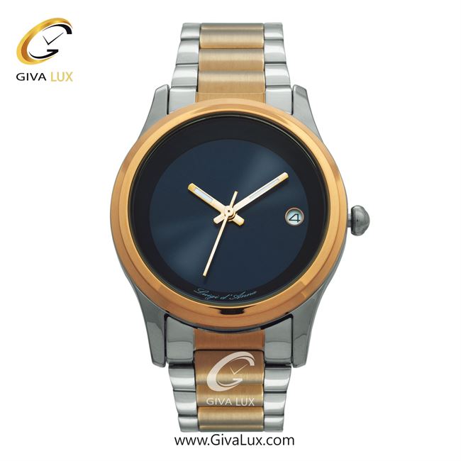 ساعت مچی اورجینال زنانه LdA رزگلد-نقره ای | رزگلد-نقره ای| سرمه ای| کد رفرنس 2394